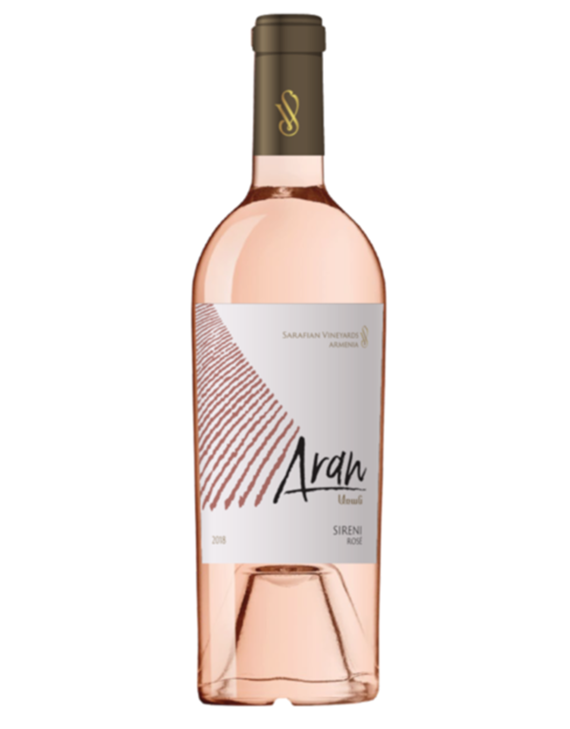 Wine `Aran` pink dry 750 ml