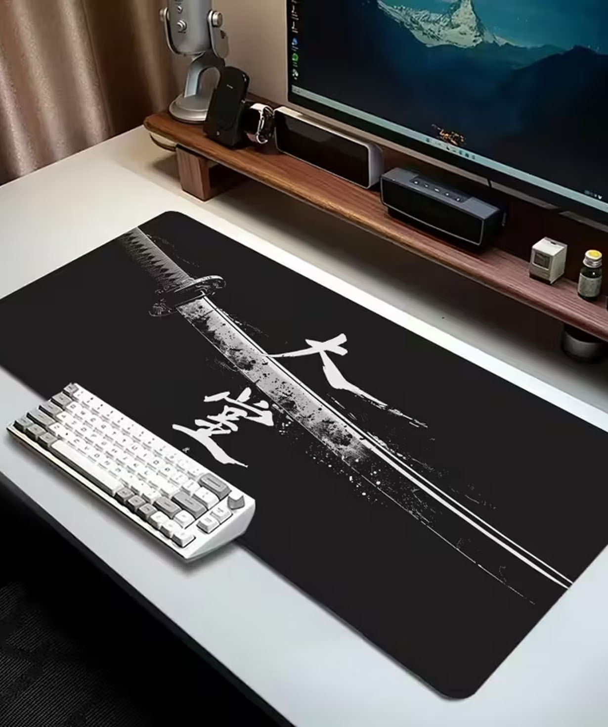 Mouse pad «Katana» gaming, №382 35x60 cm