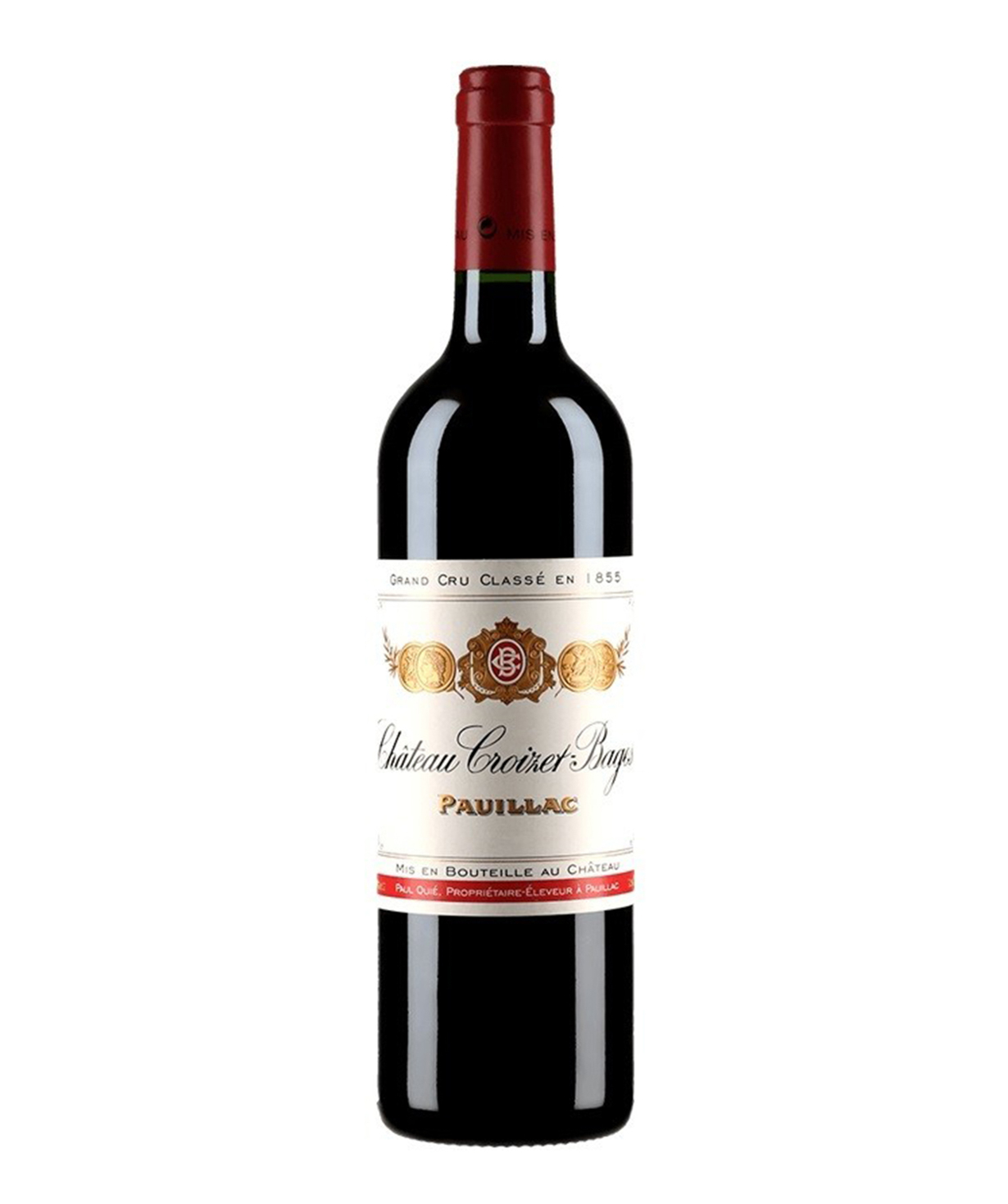 Wine `Chateau Croizet Bages` red, dry 750 ml