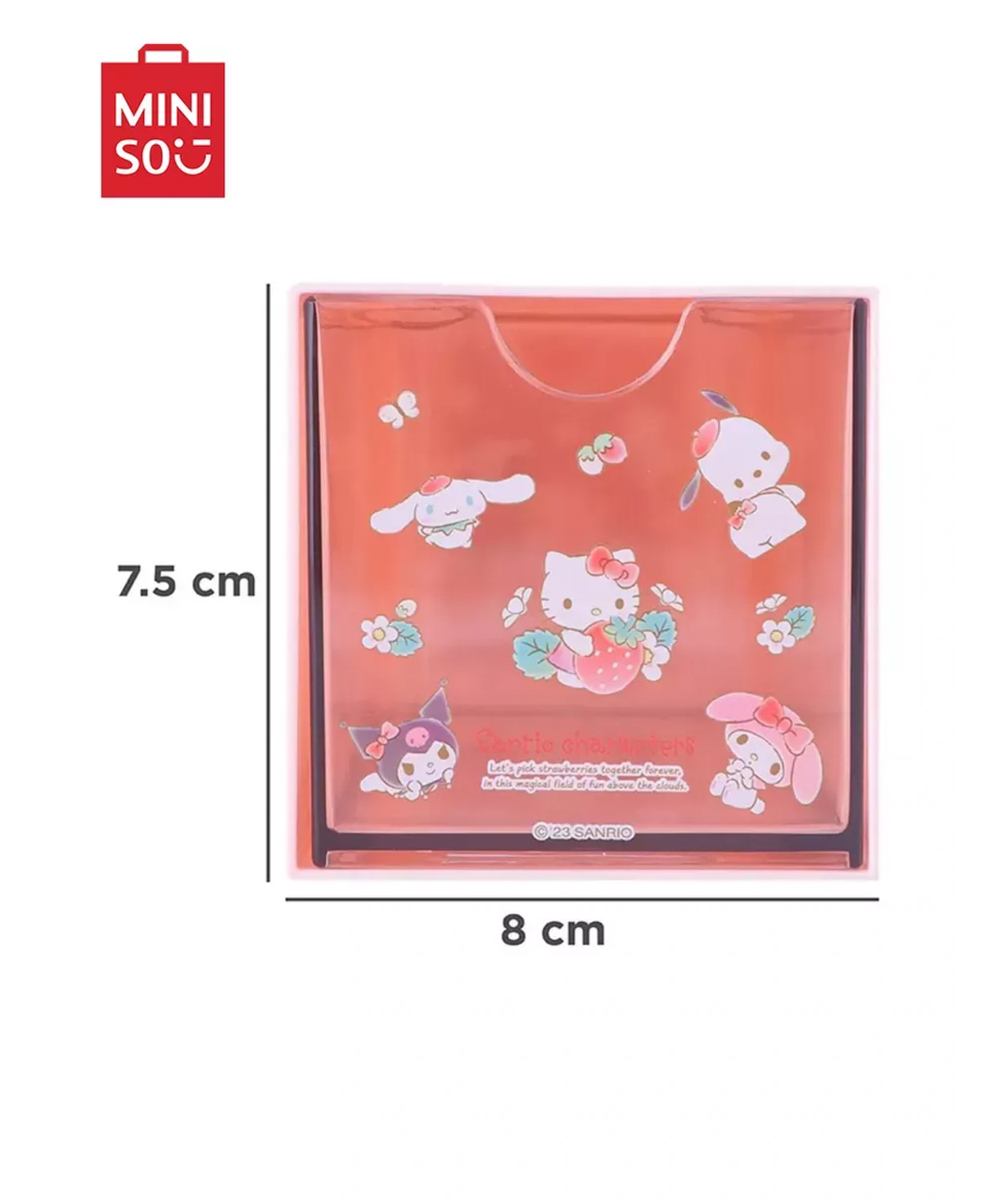 Organizer «Miniso» table, Sanrio, pink