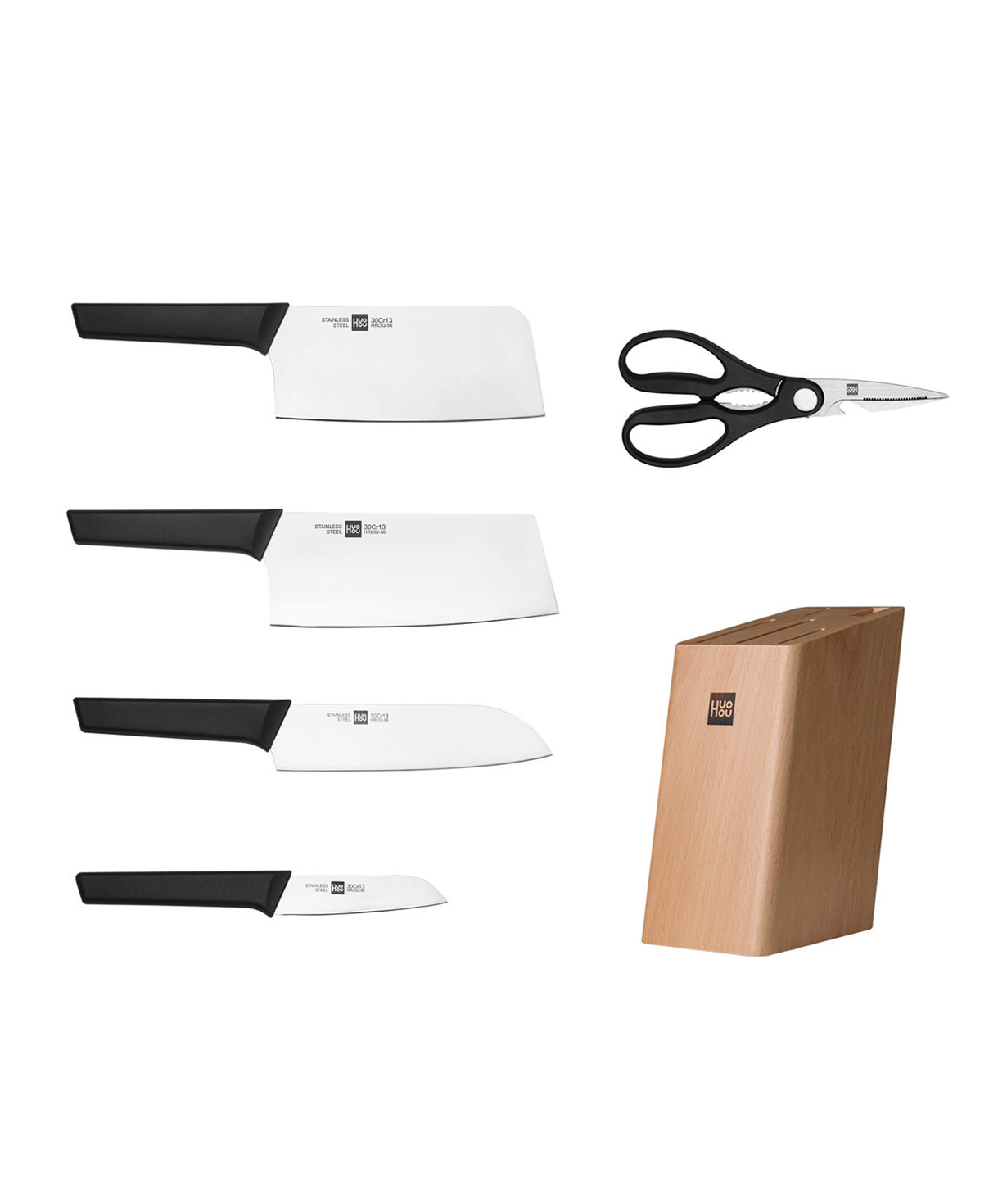  Набор стальных кухонных ножей  «Xiaomi Huo Hou  Fire»