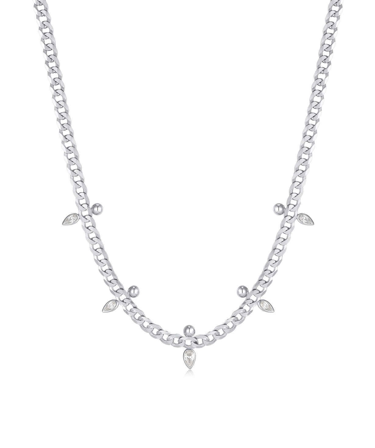 Silver necklace «Ania Haie» N053-07H