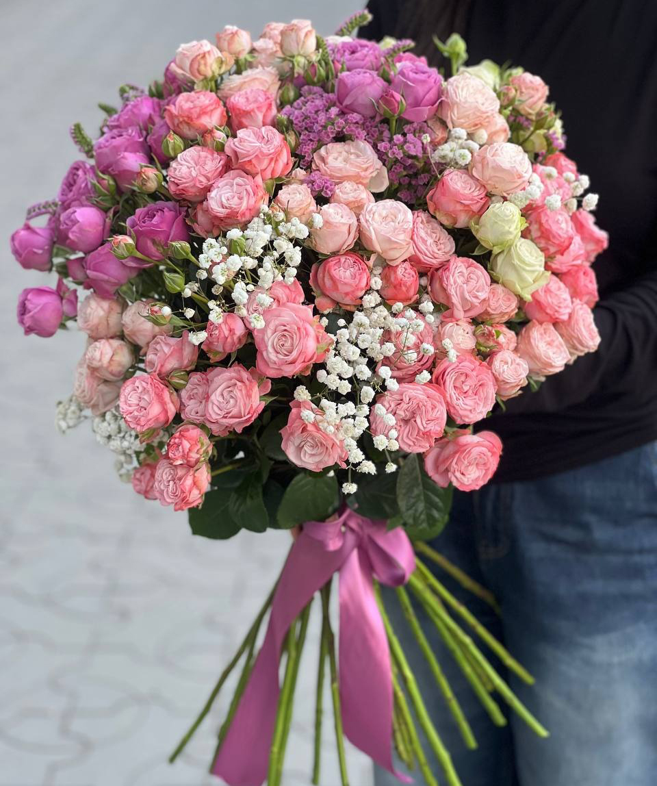 Bouquet «Punj» №89 with spray roses