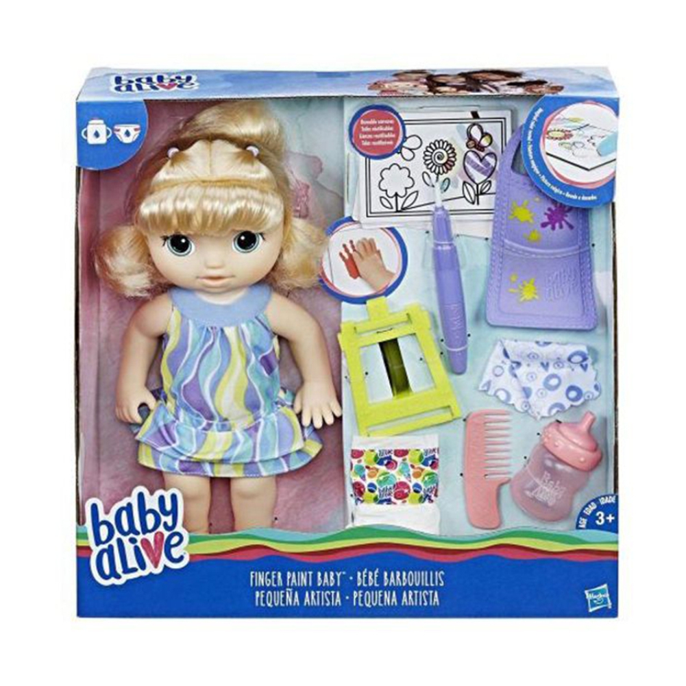 Doll with painting accessories  `Hasbro`