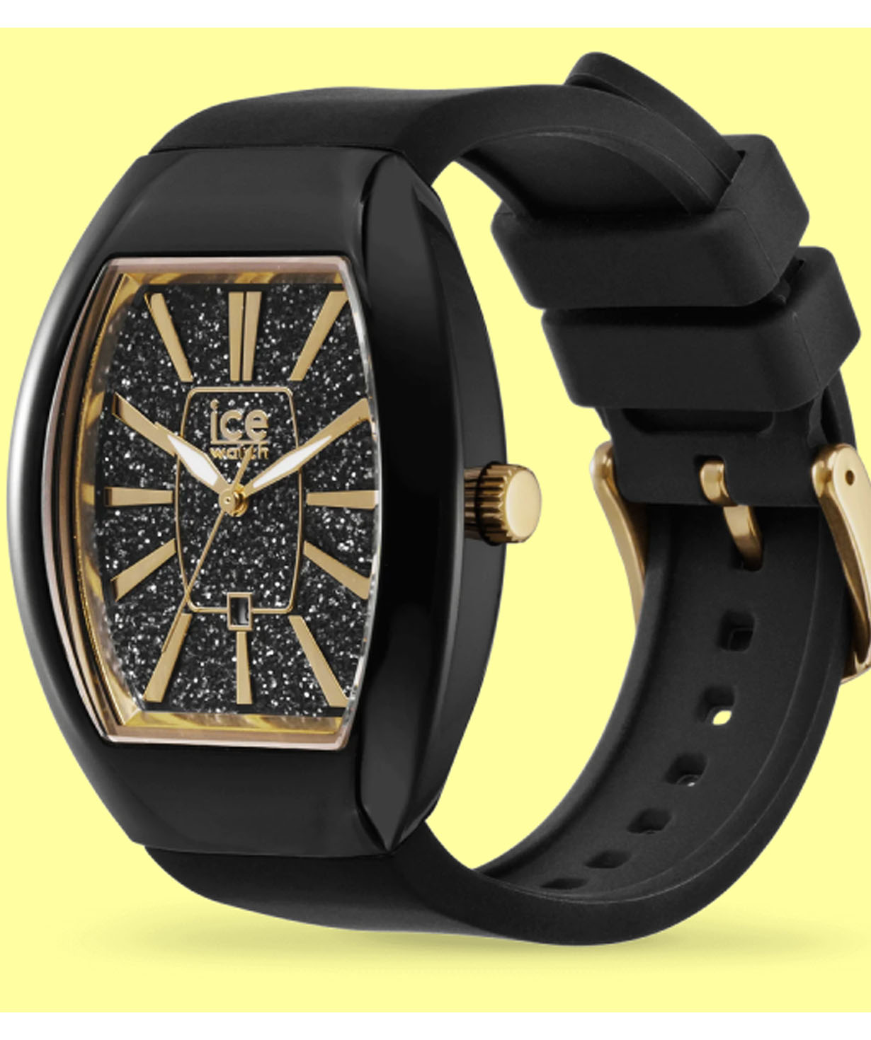 Часы «Ice-Watch»  ICE BOLIDAY, Black Glitter Gold