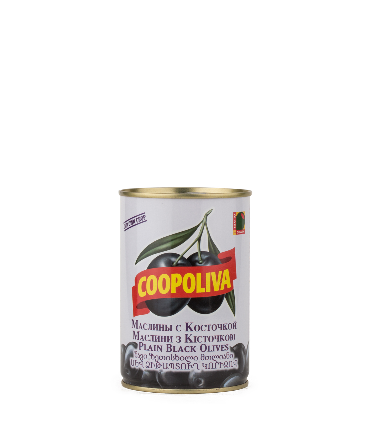 Olives `Coopoliva` black 425 ml