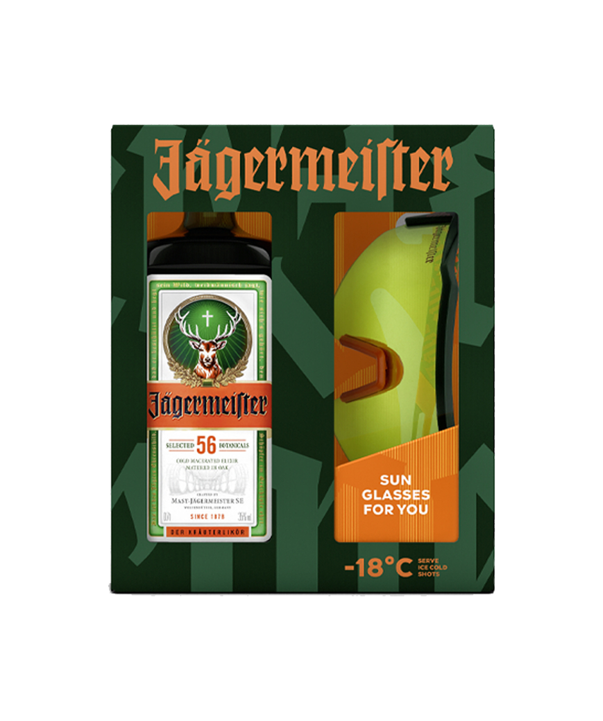 Набор «Jägermeister» ликер + солнечные очки