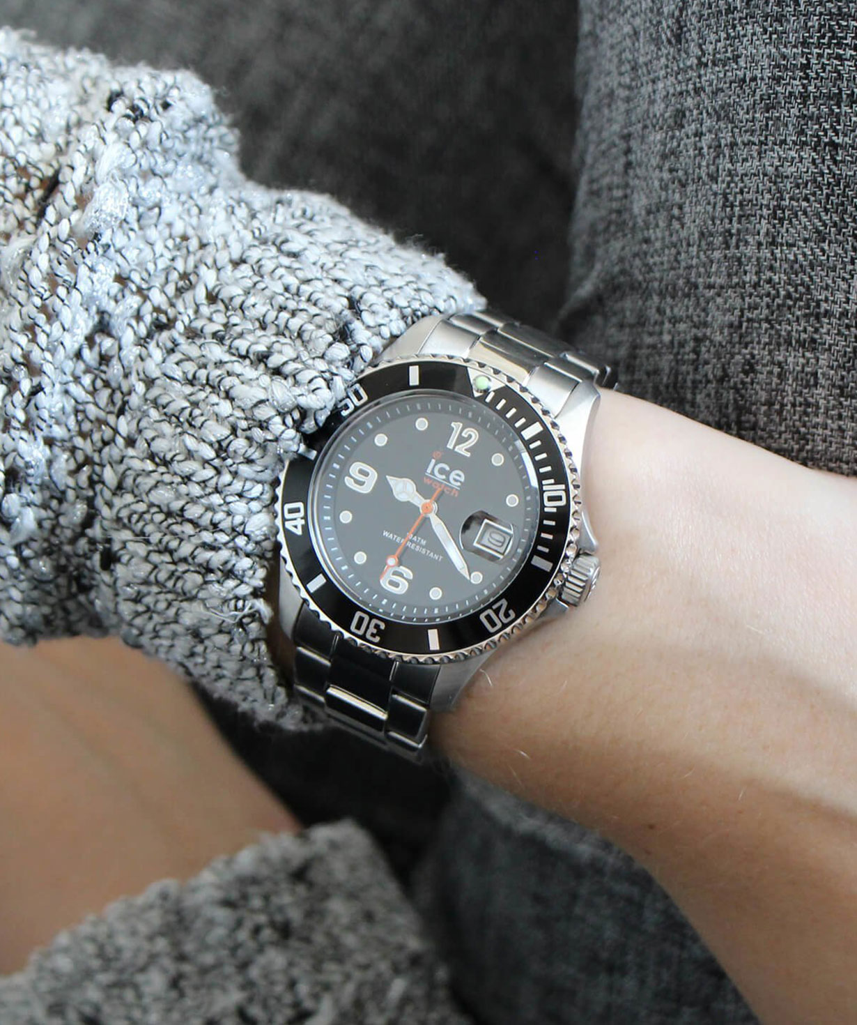 Часы `Ice-Watch` ICE steel - Black silver