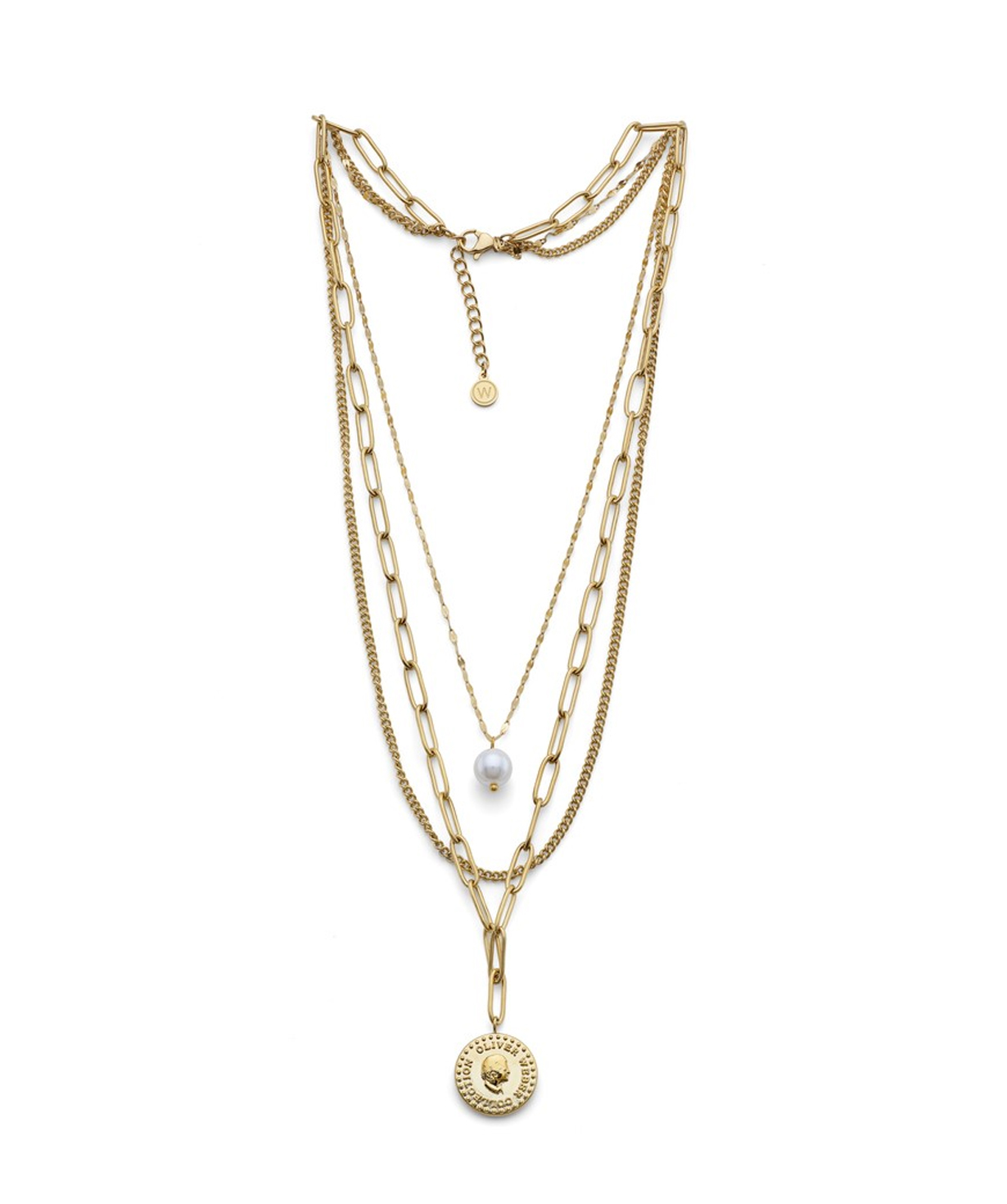 Necklace «Oliver Weber» for women, 12391G