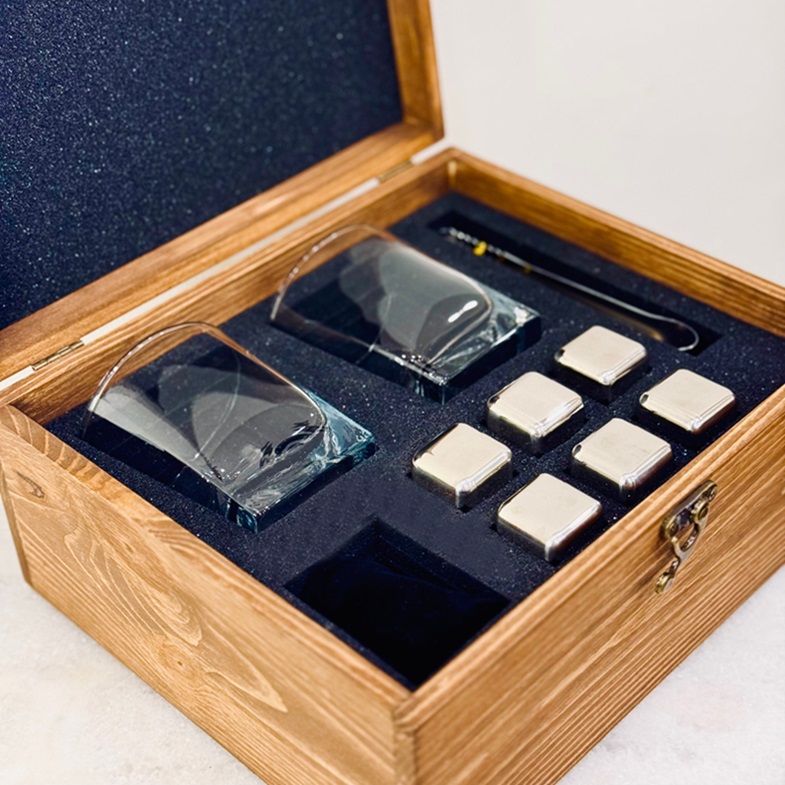 Վիսկիի հավաքածու «Creative Gifts» սառեցնող խորանարդներով