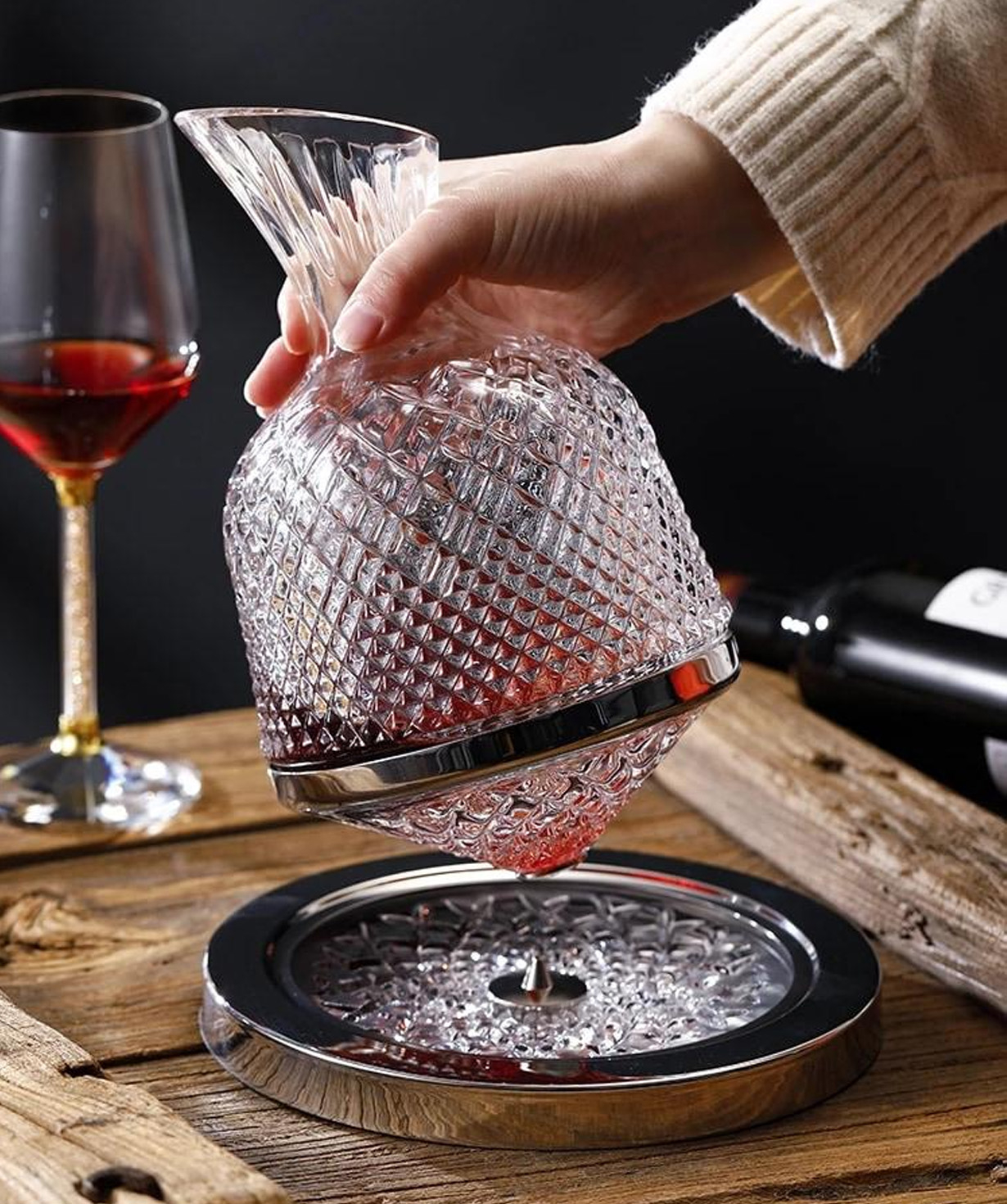 Carafe `Creative Gifts` from glass