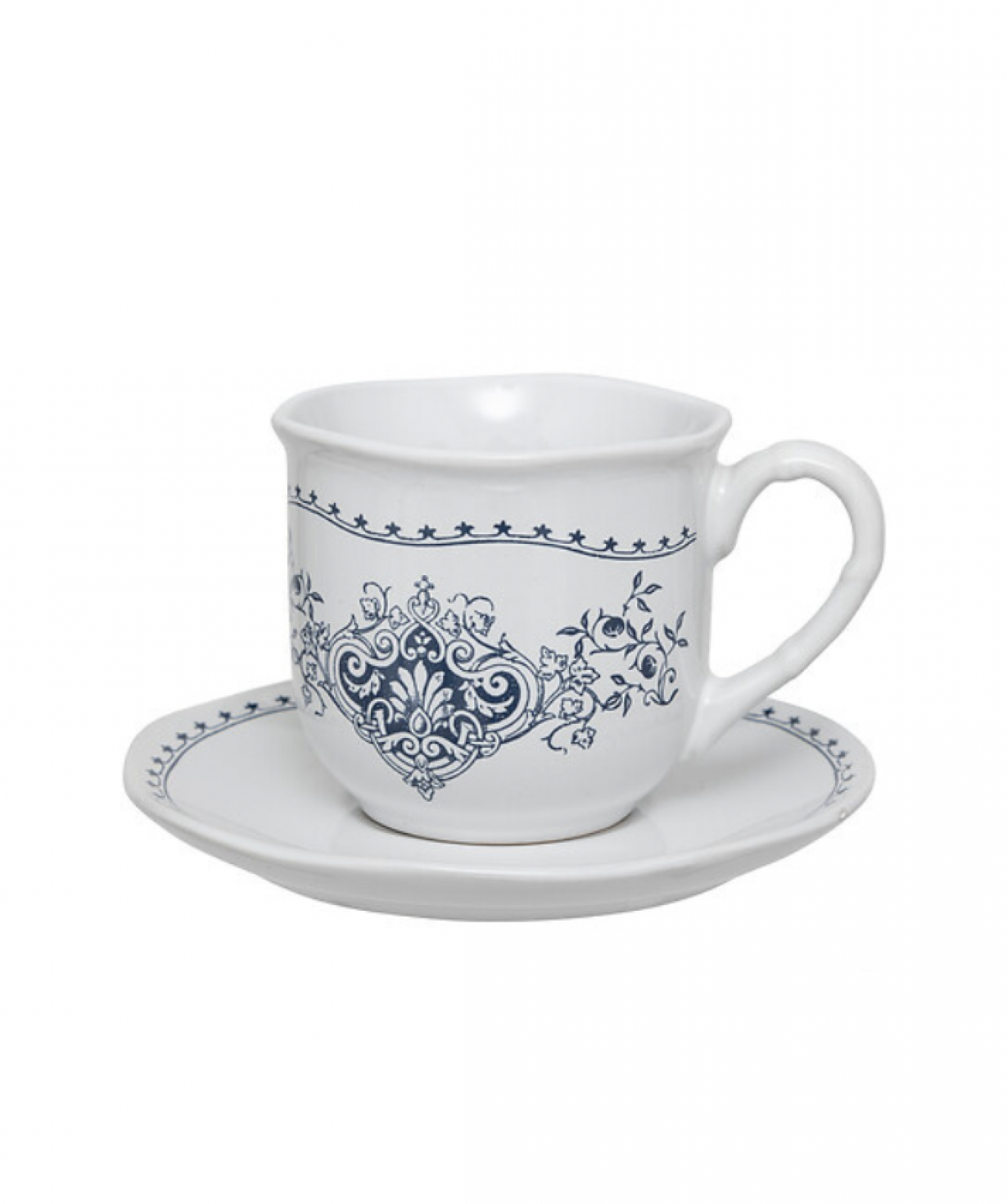 Cup «Ashley Home» 196474, with saucer, 2 pcs