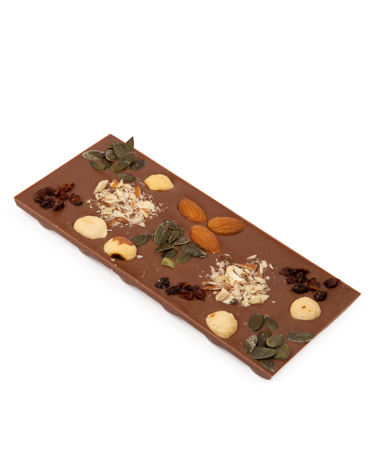 Chocolate `Lara Chocolate` with legumes