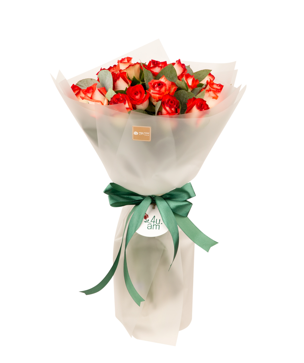 Bouquet `Zion` with roses