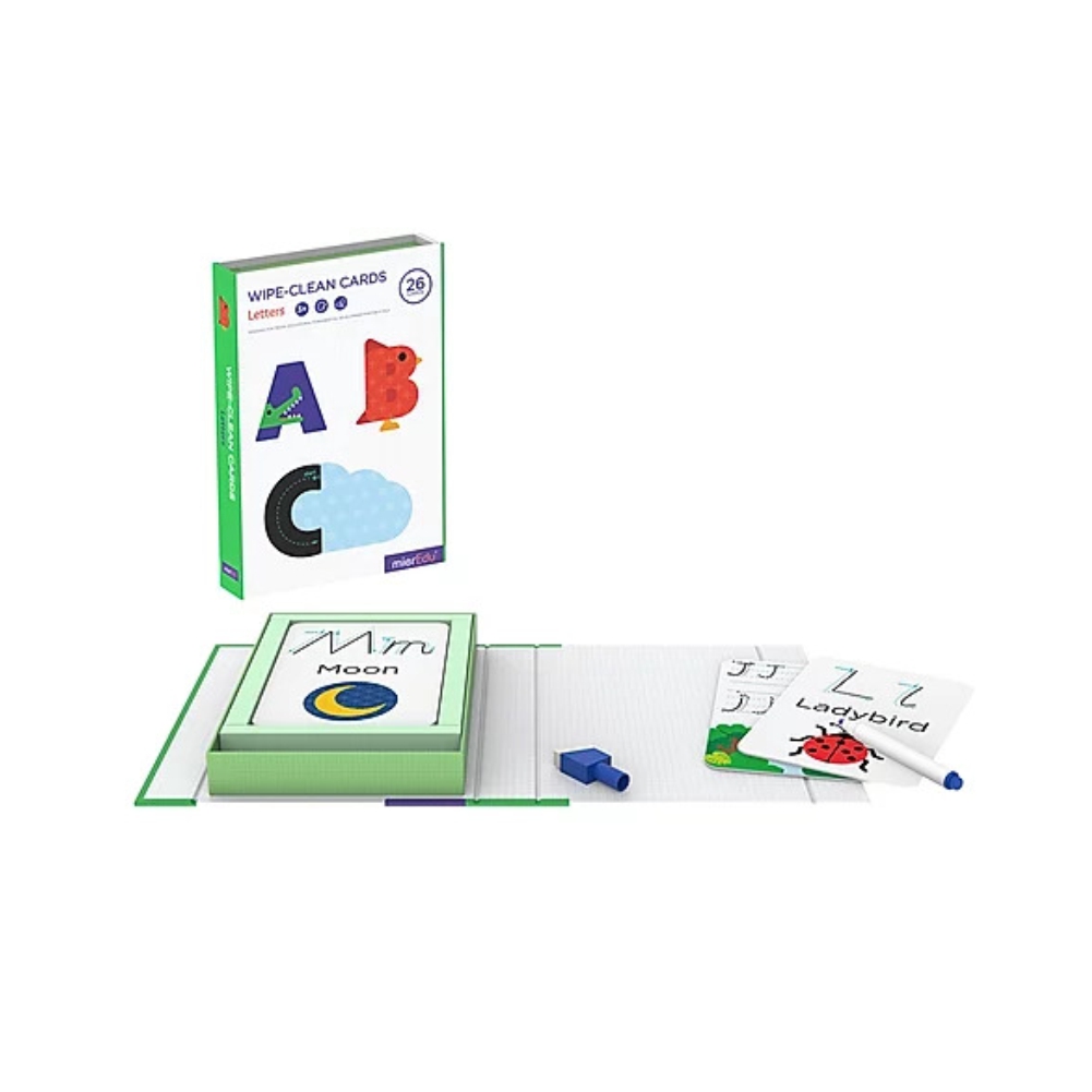 Коллекция `MierEdu` обучающих карточек с буквами