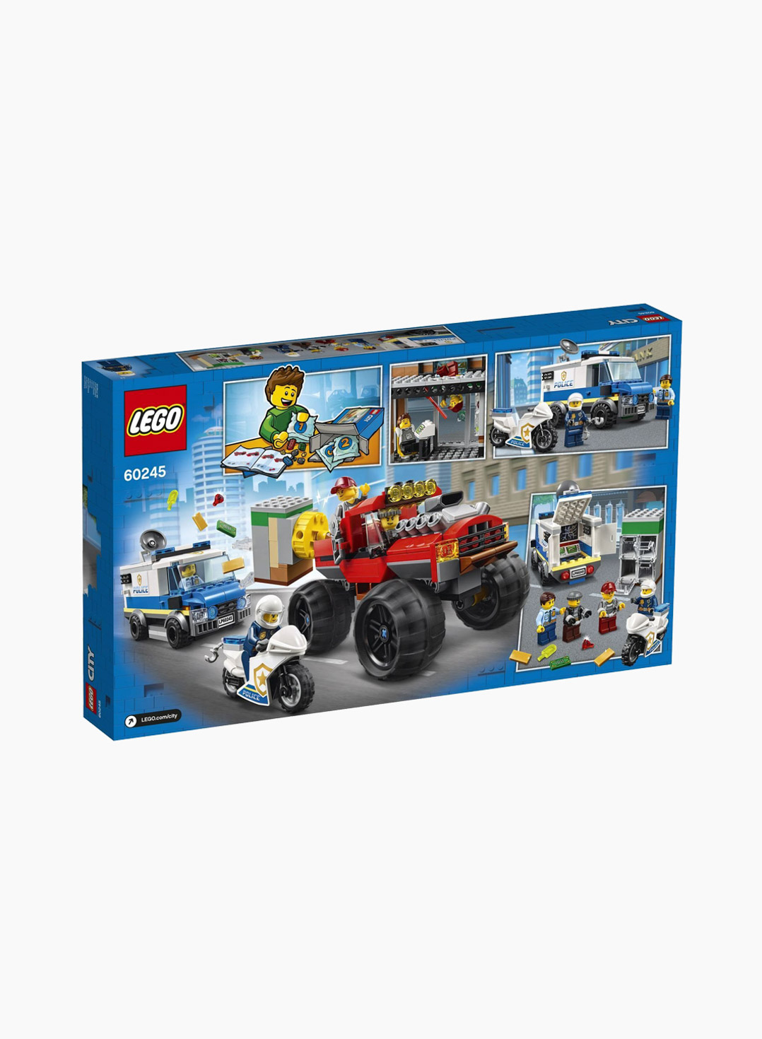 Lego City Կառուցողական Խաղ «Ոստիկանական արտաճանապարհային ամենագնացի կողոպուտ»
