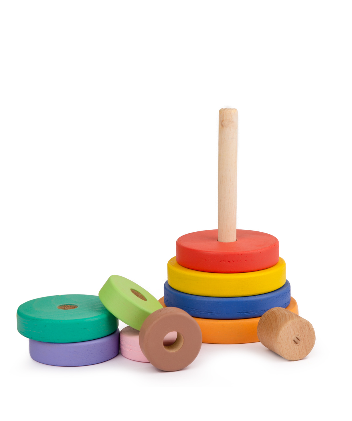 Toy `I'm wooden toys` tower 23 sm №2