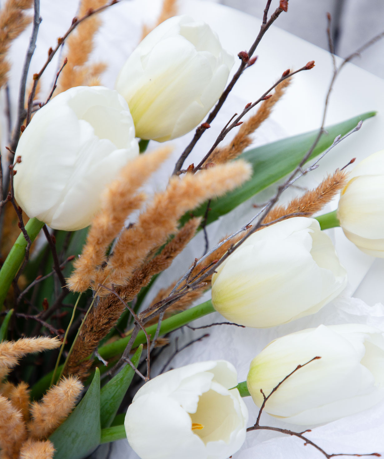 Bouquet «Antikyra» with tulips