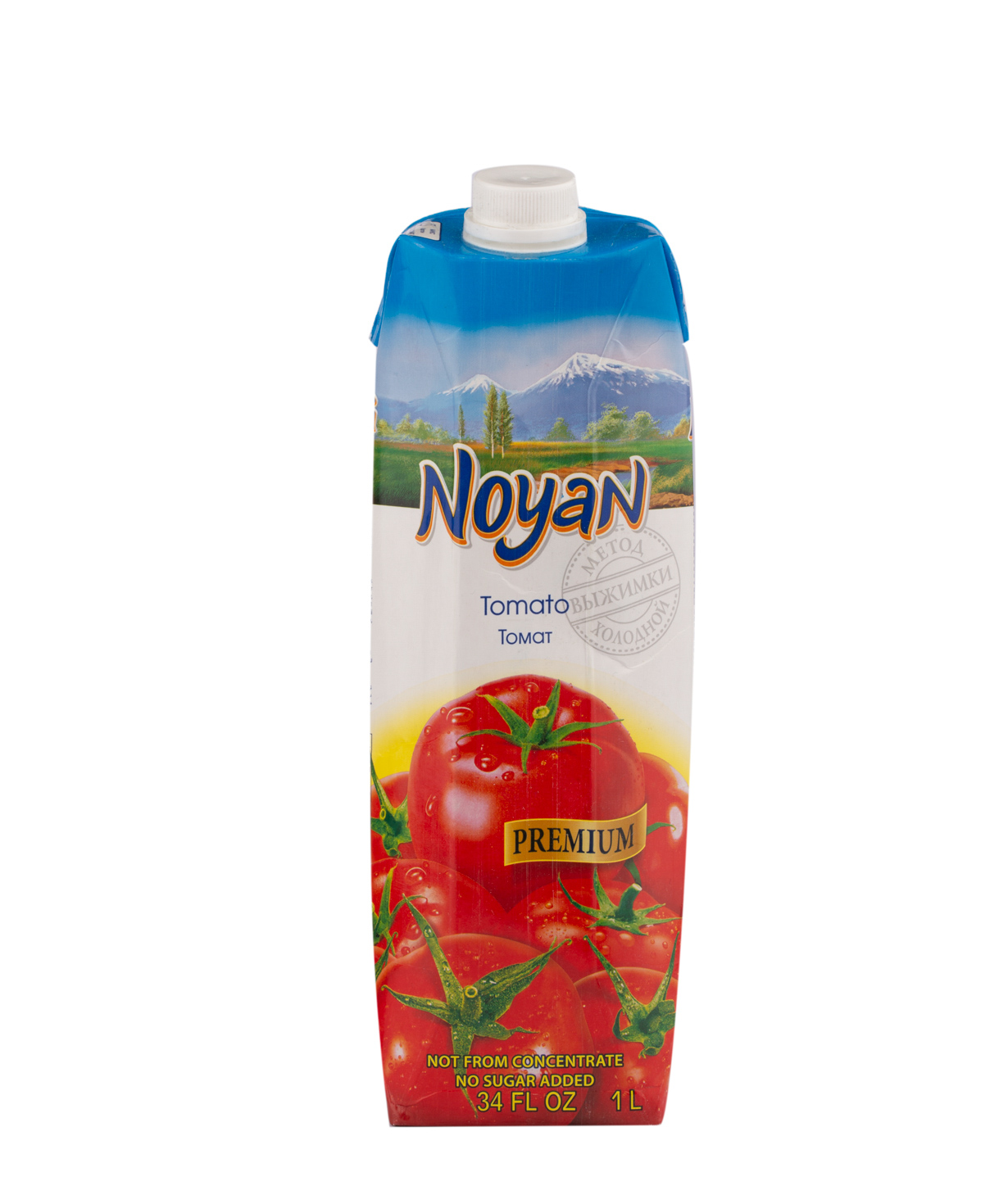 Натуральный сок `Ноян` Томат 1л