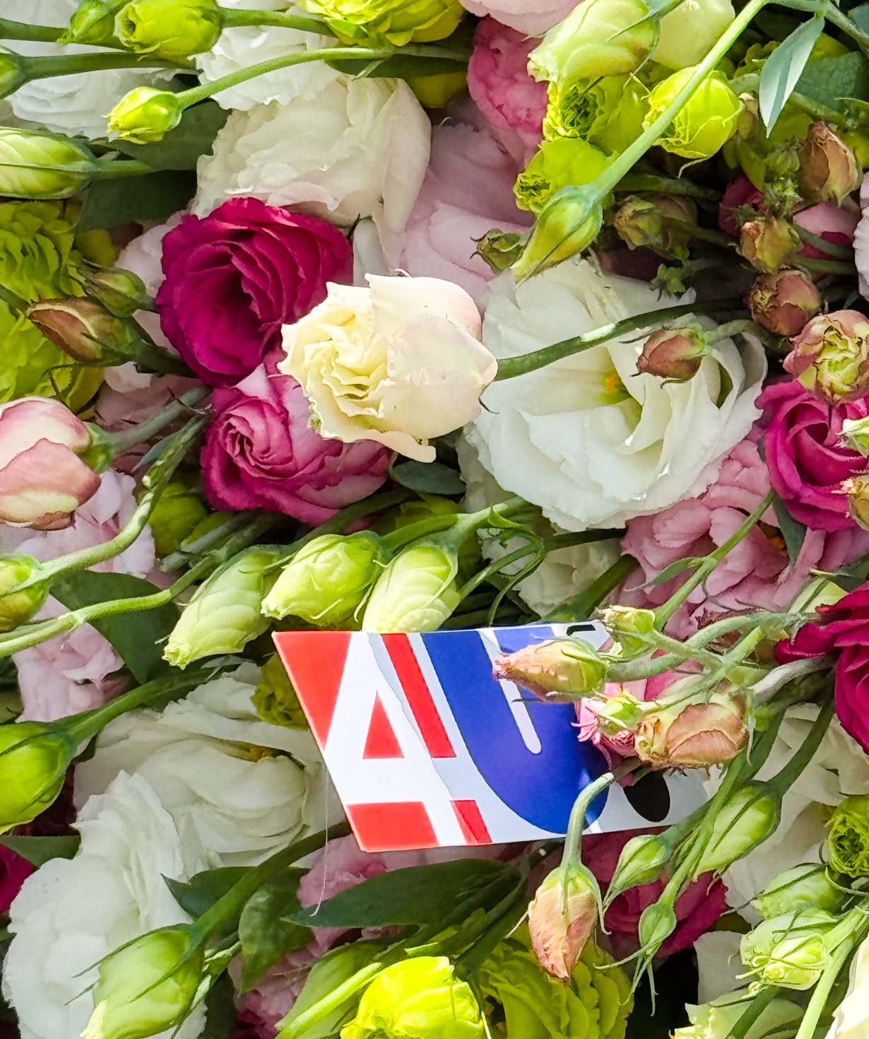 Bouquet «Altlandsberg» with lisianthus