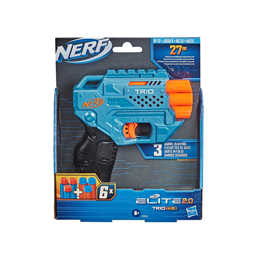 Пистолет Nerf с 6 пулями Hasbro