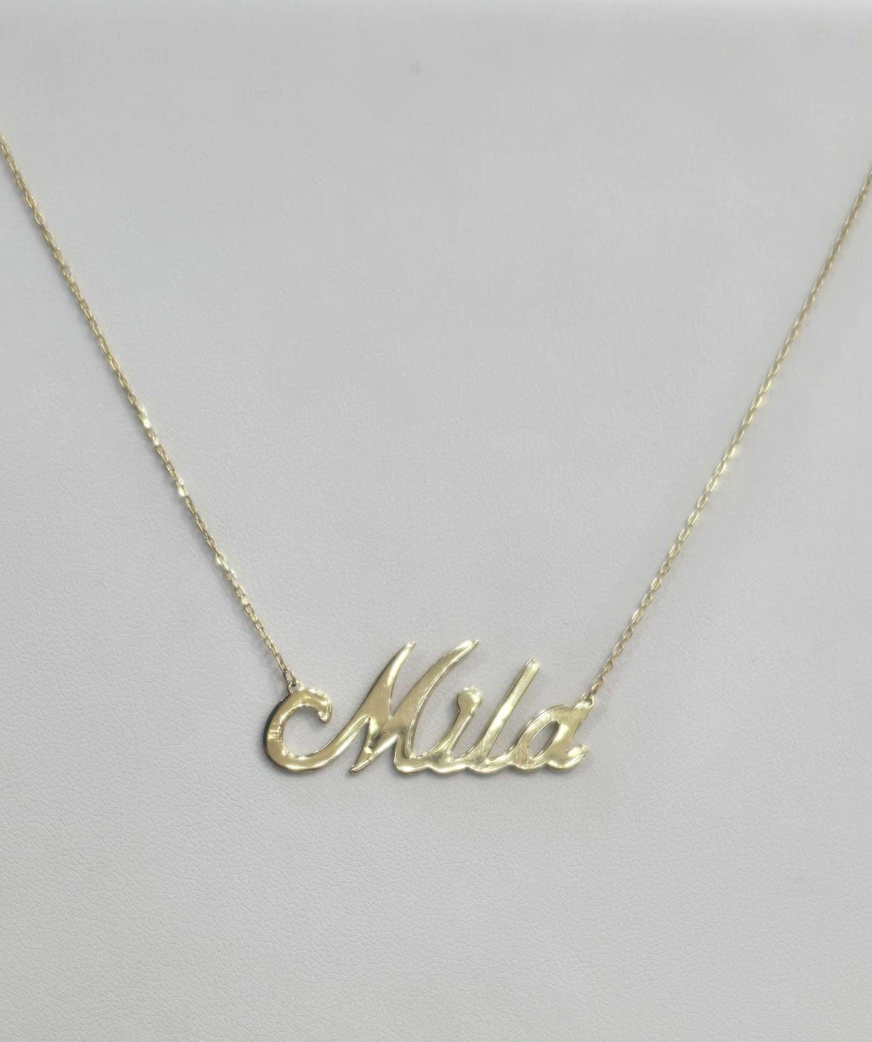 Necklace «Less is more» gold  №162