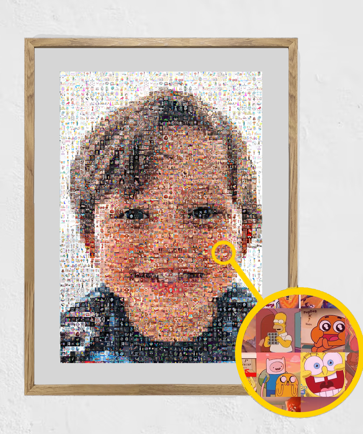 Personalized A2 Mosaic Photo «Mosaic» 40 x 60 cm