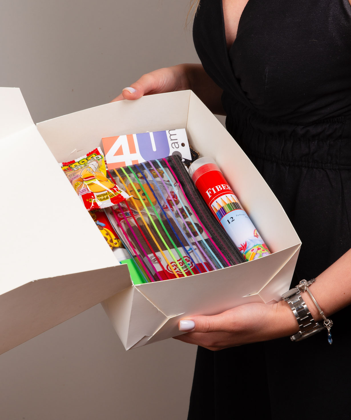 Подарочная коробка «THE BOX» школьная №528