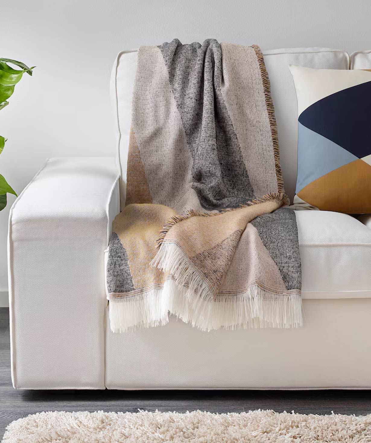 Ծածկոց «Ikea» Vippslide, շագանակագույն, 130 x 170 սմ