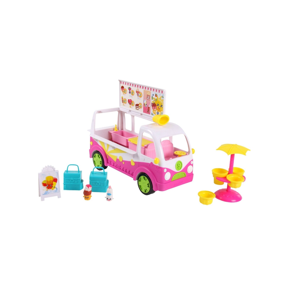 Խաղալիք «Shopkins» մեքենա պաղպաղակներով
