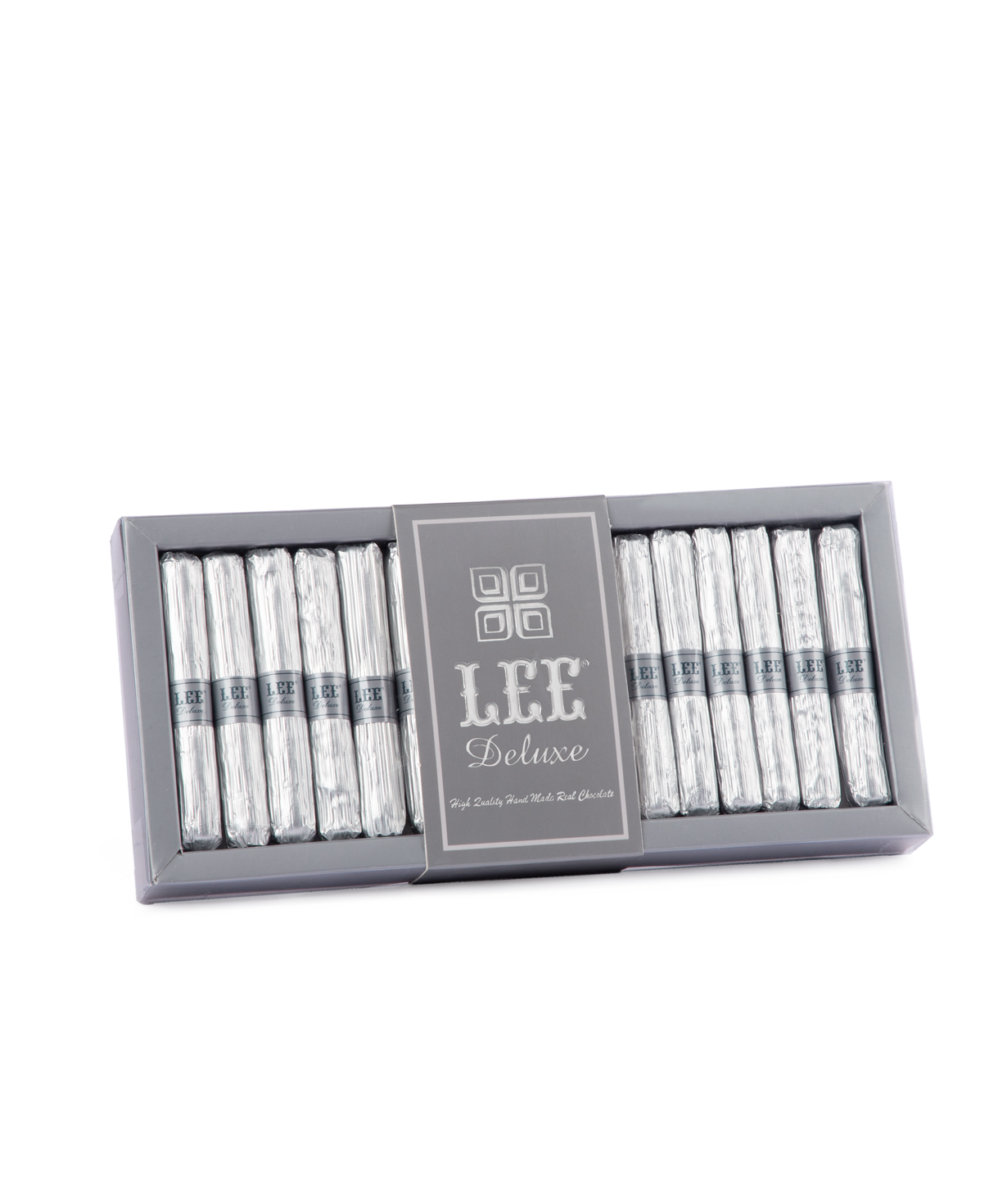 Collection `Lee Deluxe` of  chocolate candies, silver 215 gr