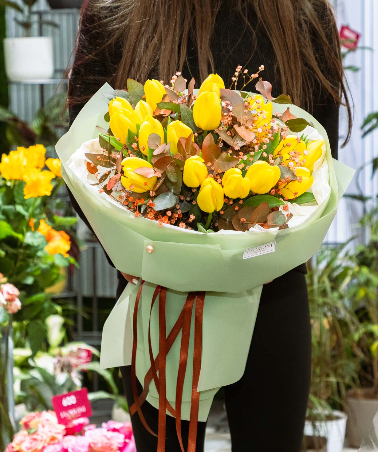 Ծաղկեփունջ «Floriani» կակաչներով №1