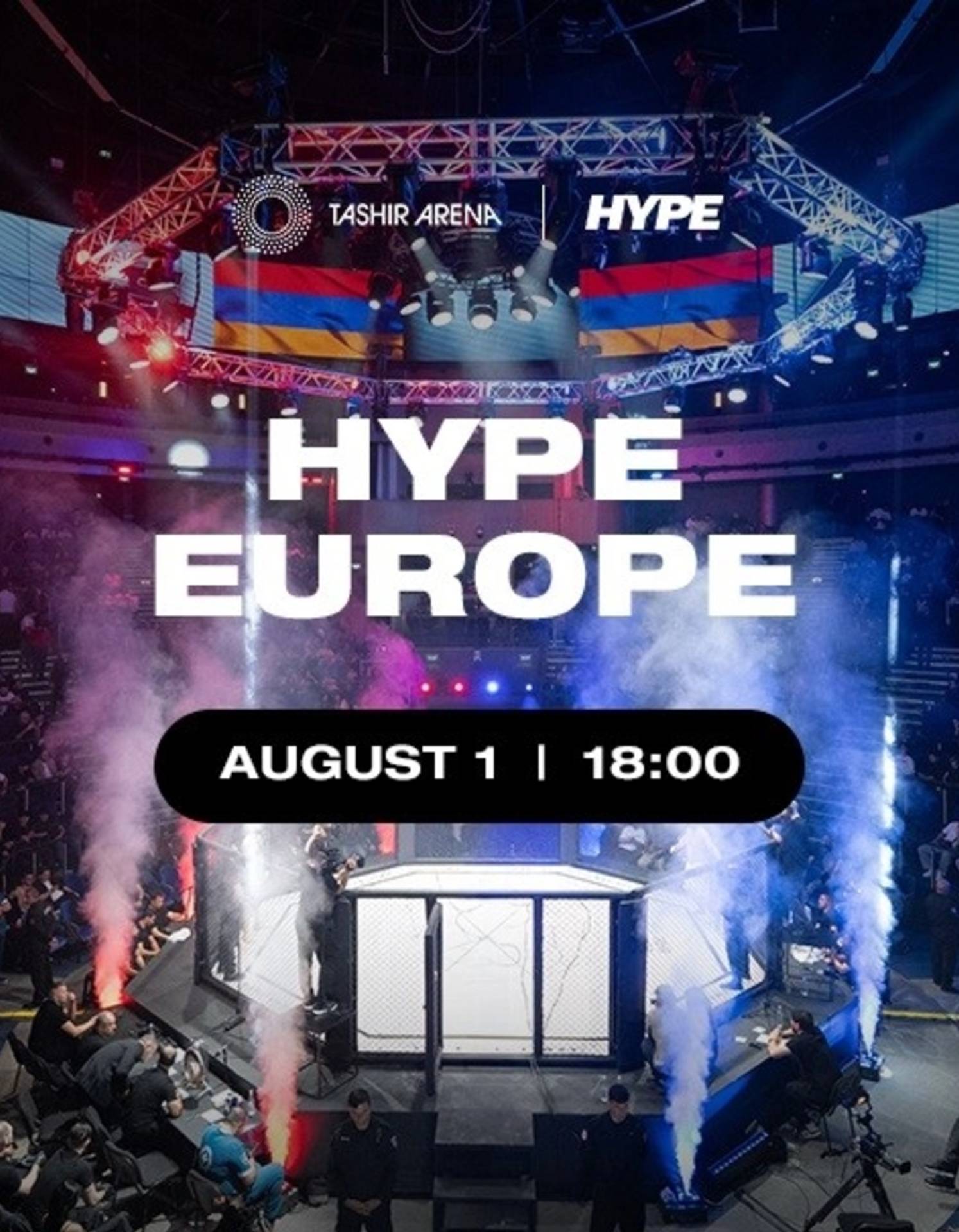 HYPE EUROPE, 2026-08-01 18:00:00,Tashir Arena