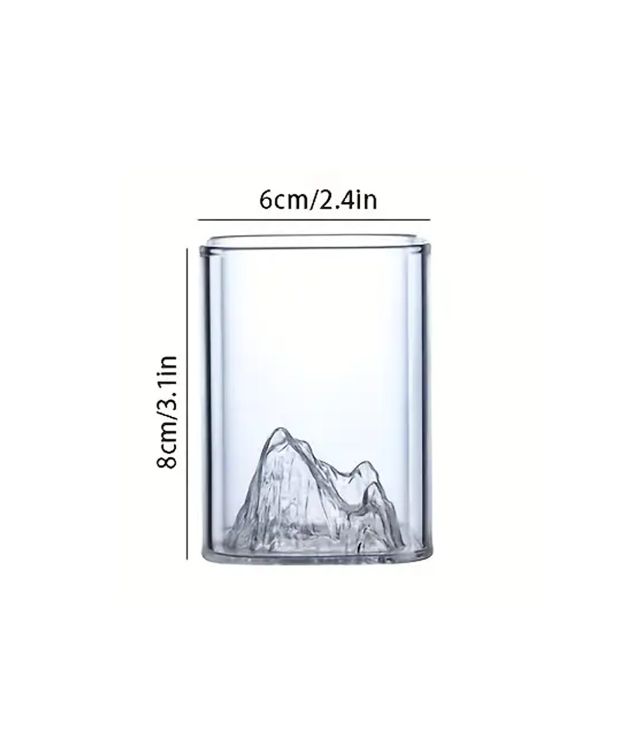 Glass cup «Gift Store» Mountain №237