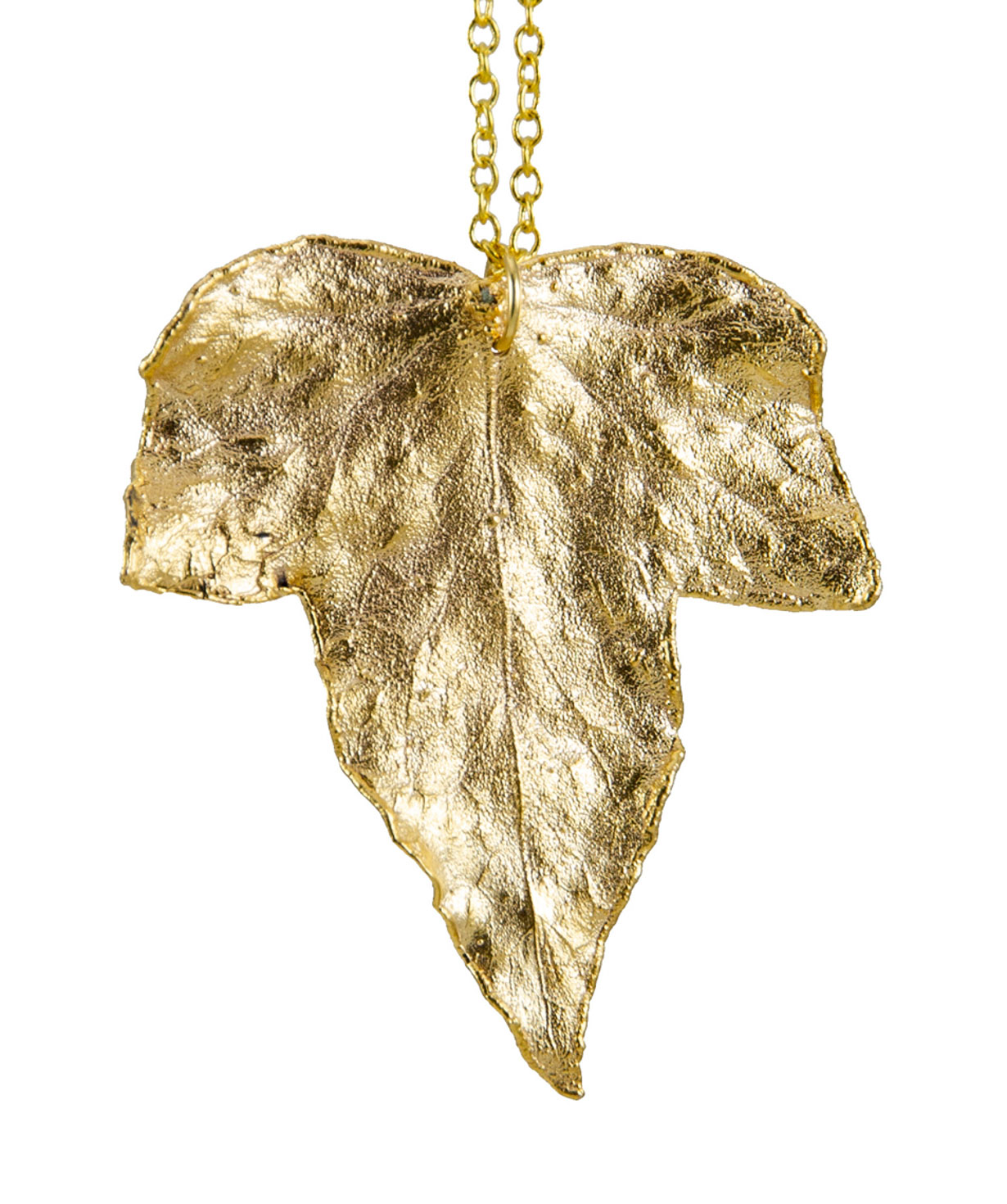 Pendant `CopperRight` ivy leaf