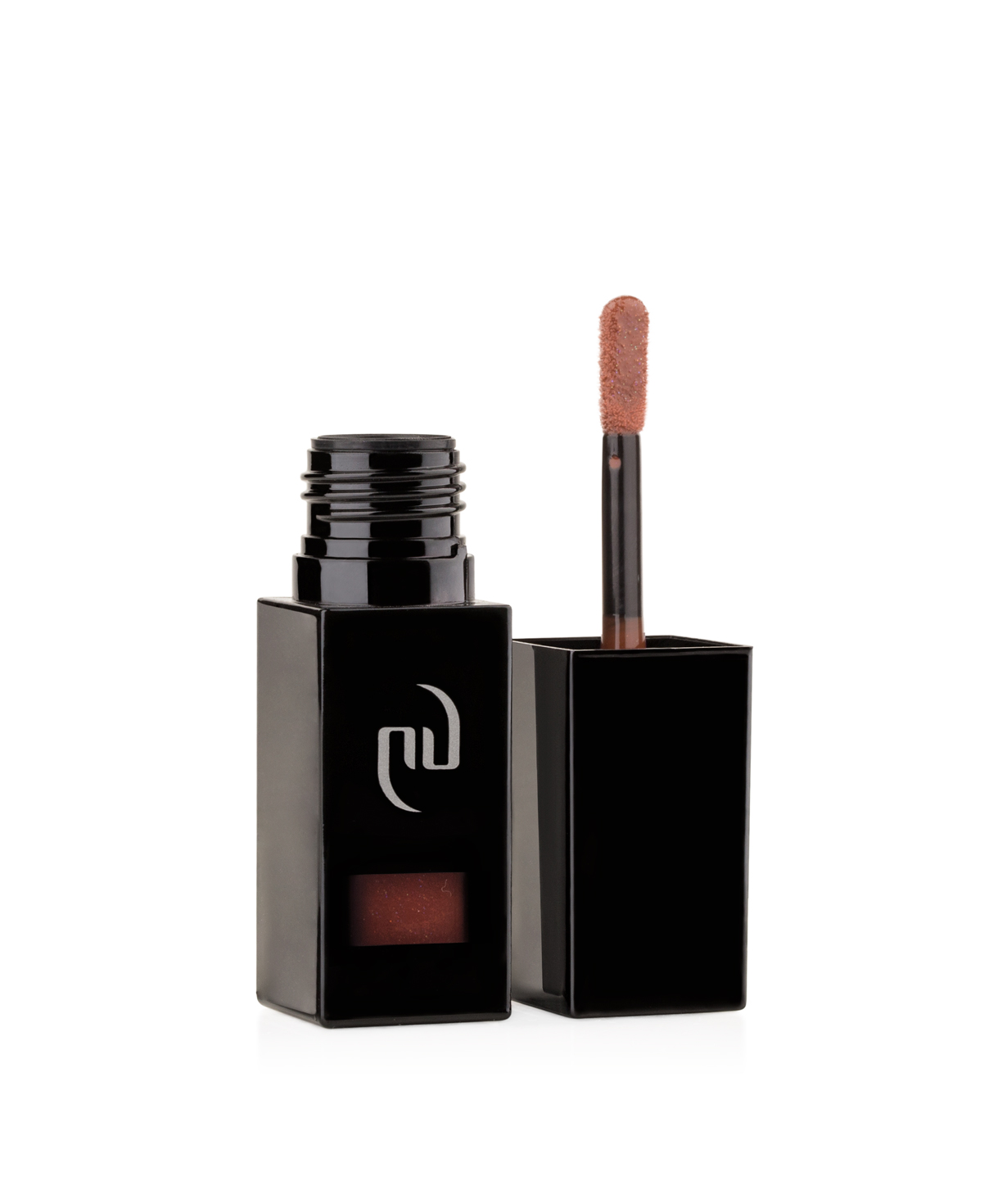 Lipstick `CHOCO KISS` liquid, with transparent gloss