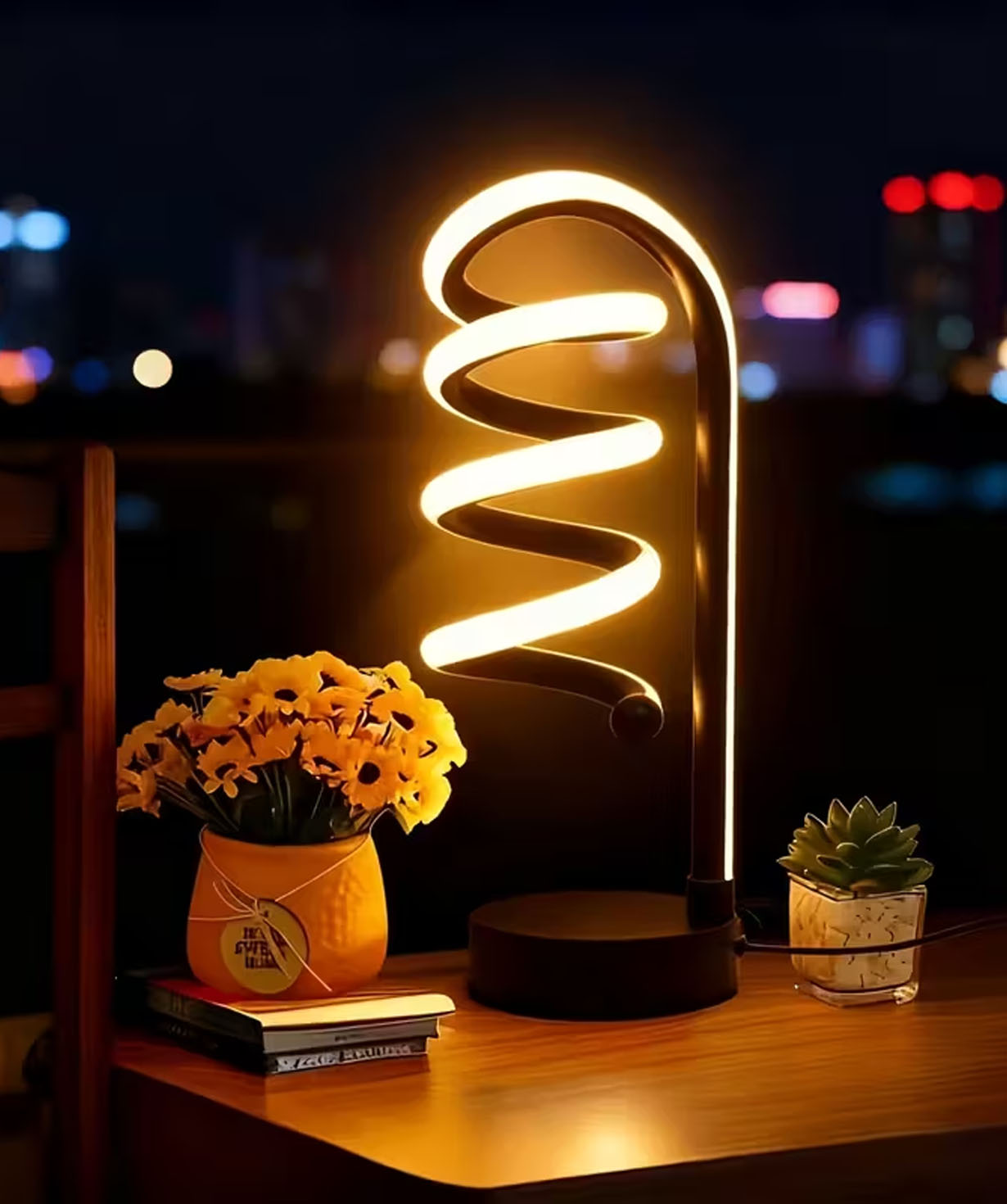 LED Lamp «Gift Store» Spiral №1211