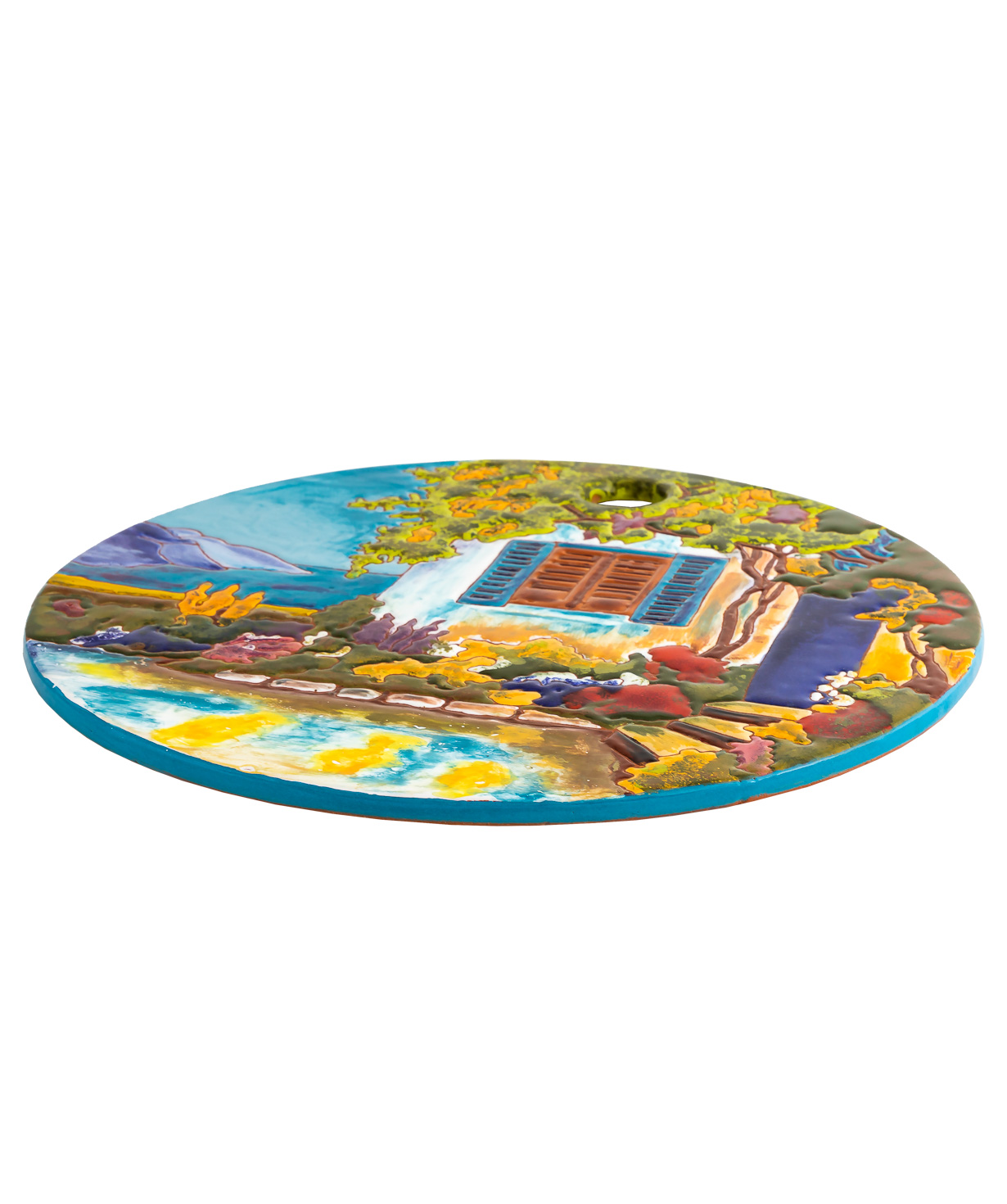 Сырная тарелка `ManeTiles` декоративная, керамическая №25