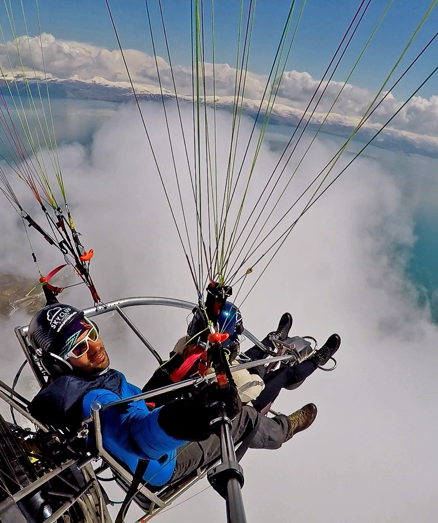 Paragliding flight ''Skyclub'' with instructor 10 minutes