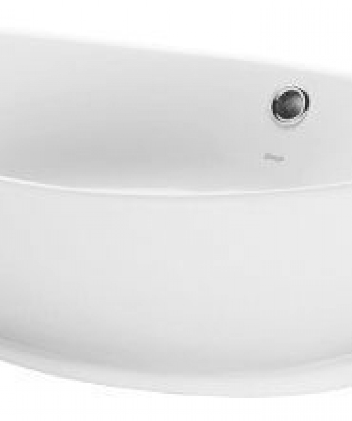 ROSA OVER COUNTER BASIN GAMMA 55X36CM WHITE