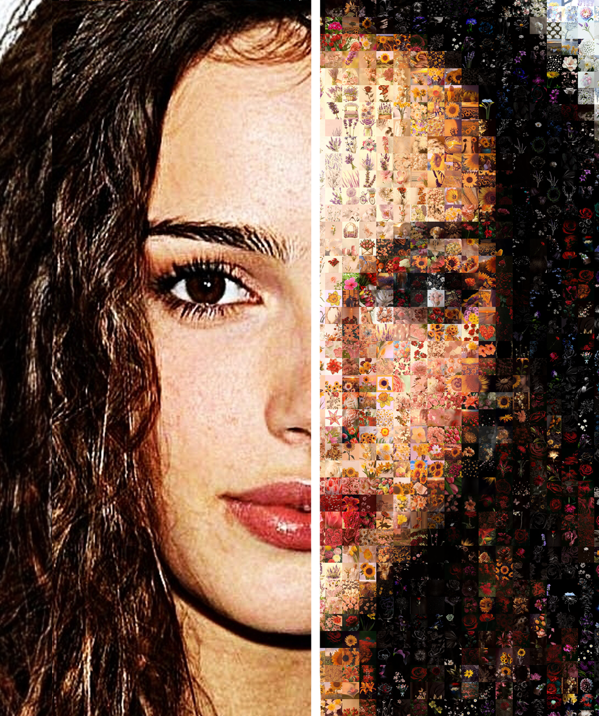 Personalized А3 Mosaic Photo «Mosaic» 30 x 40 cm