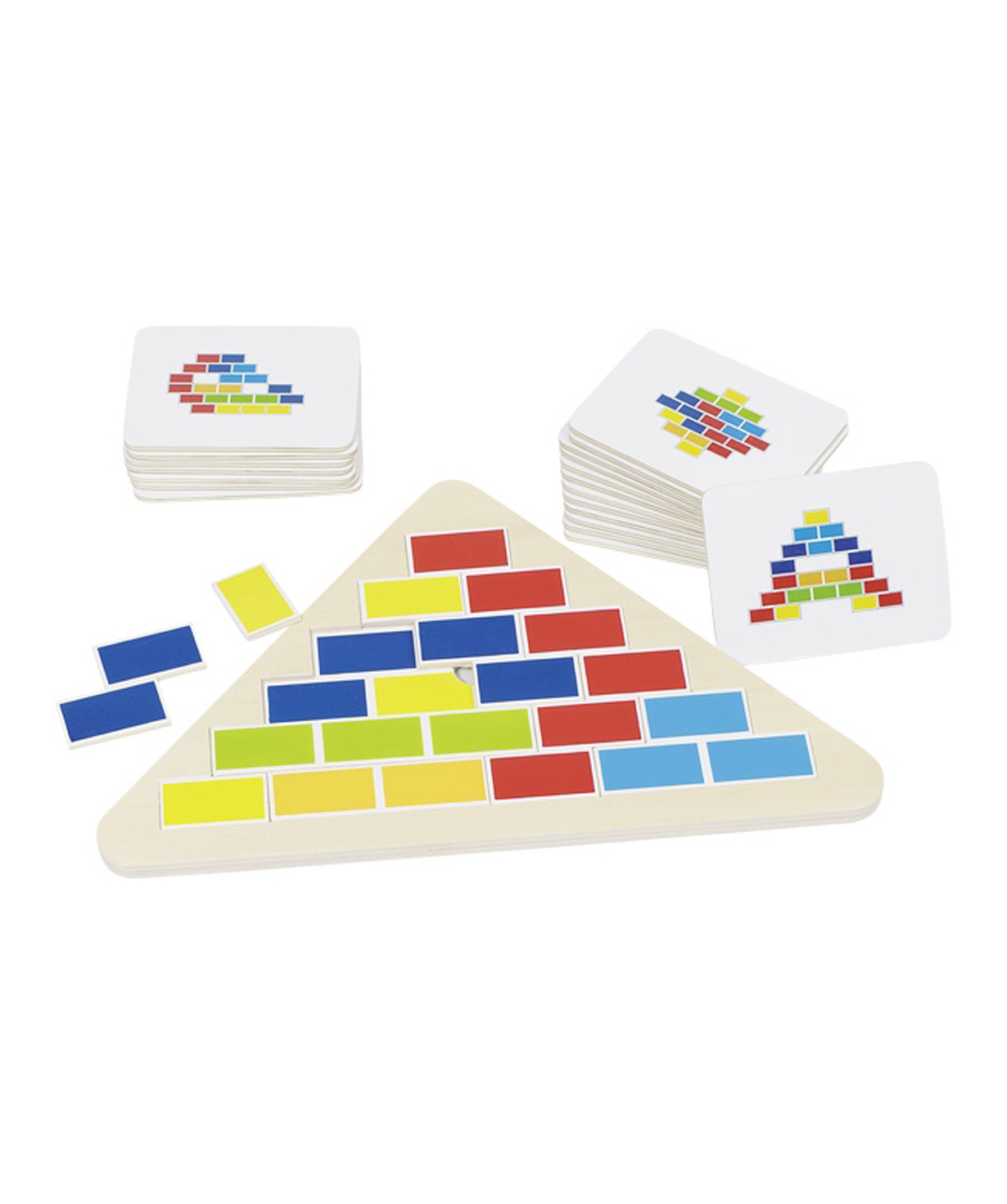 Игрушка `Goki Toys` сегментный пазл триугольник
