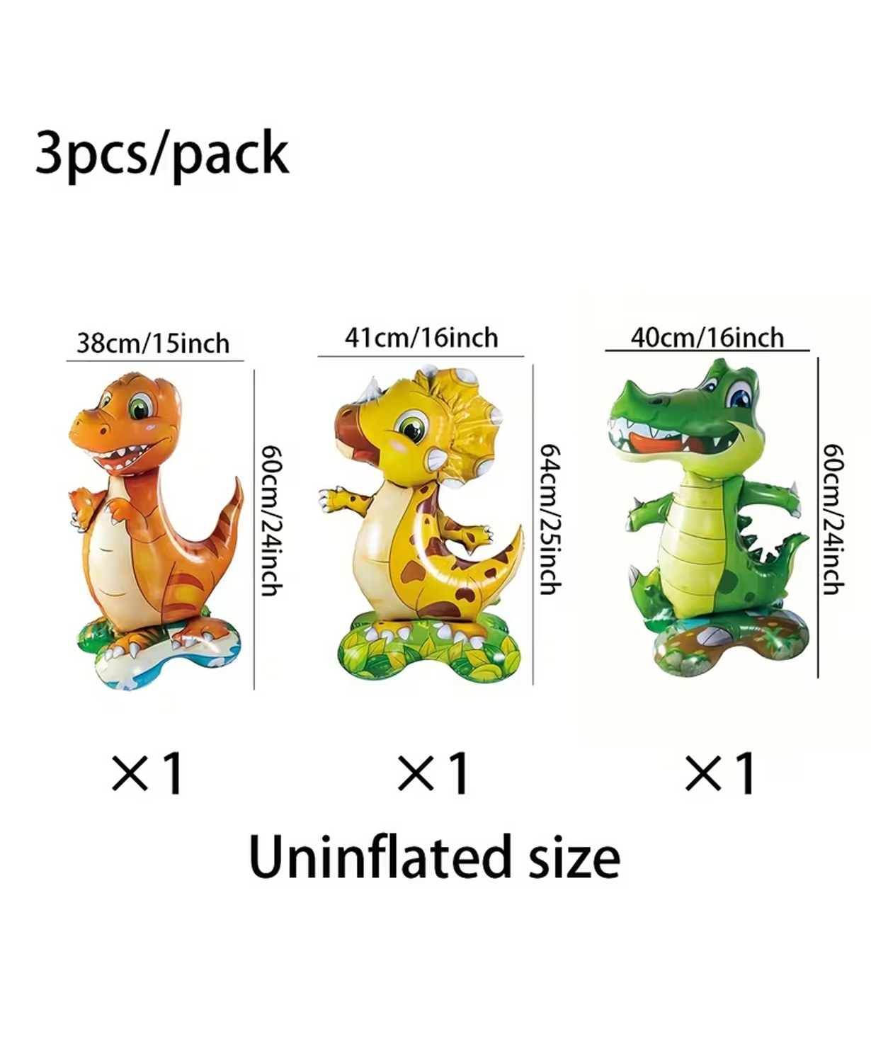 Balloon set «Dinosaur» 3 pcs