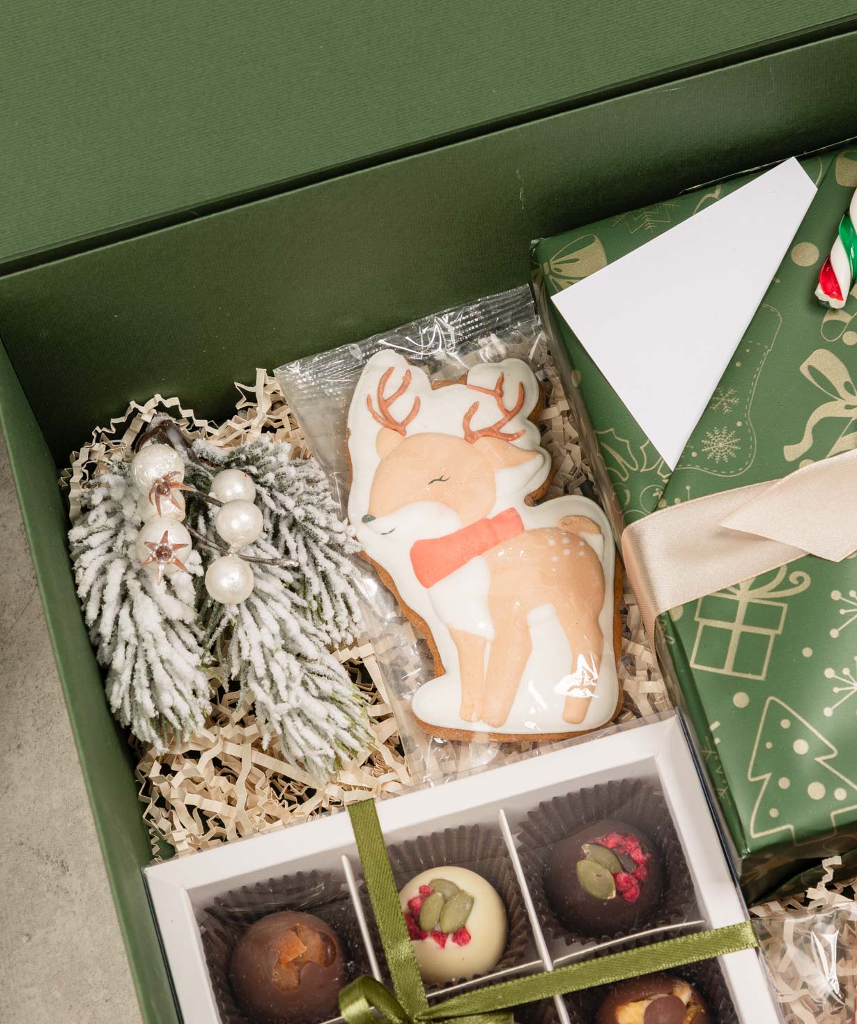 Подарочная коробка «THE BOX» №556 Новогодняя