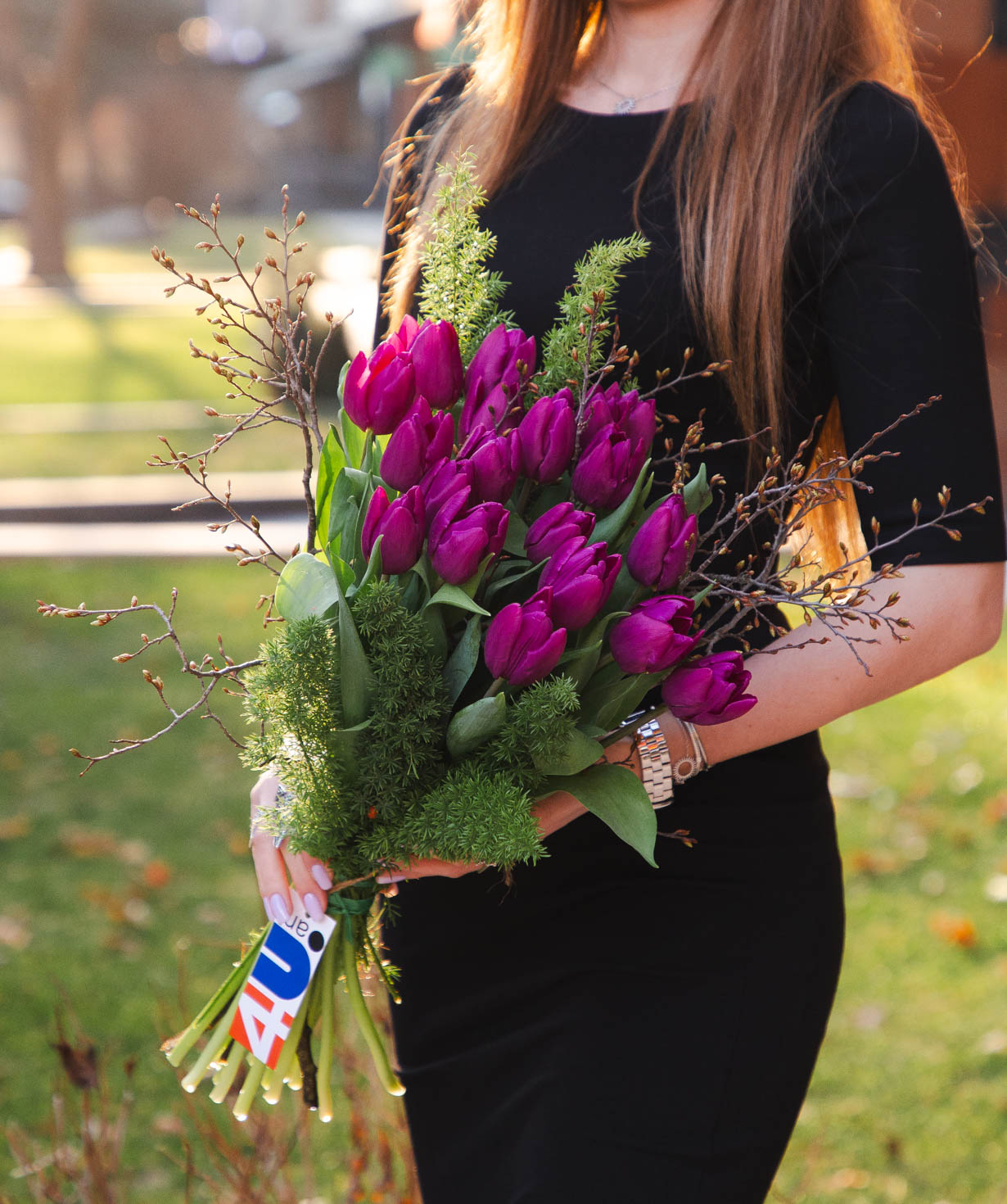 Bouquet «Jersey» with tulips