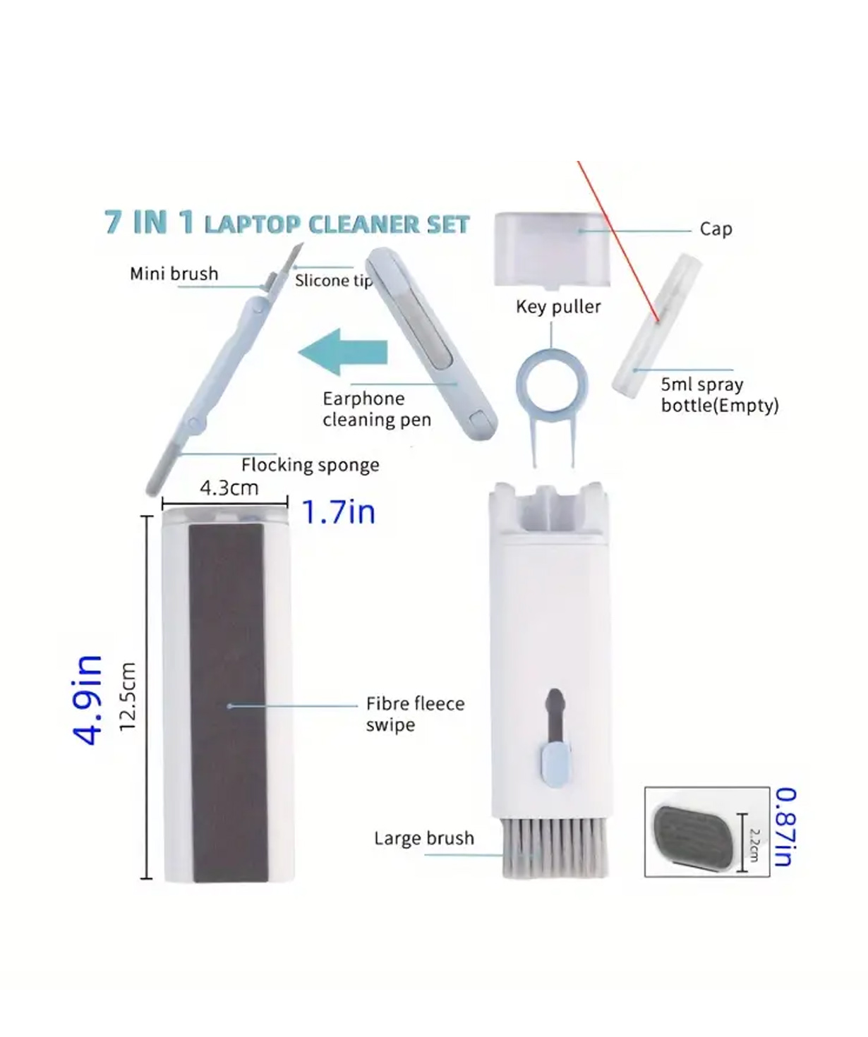 Чистящие щетки «Micro-Tech» 7 в 1 №26