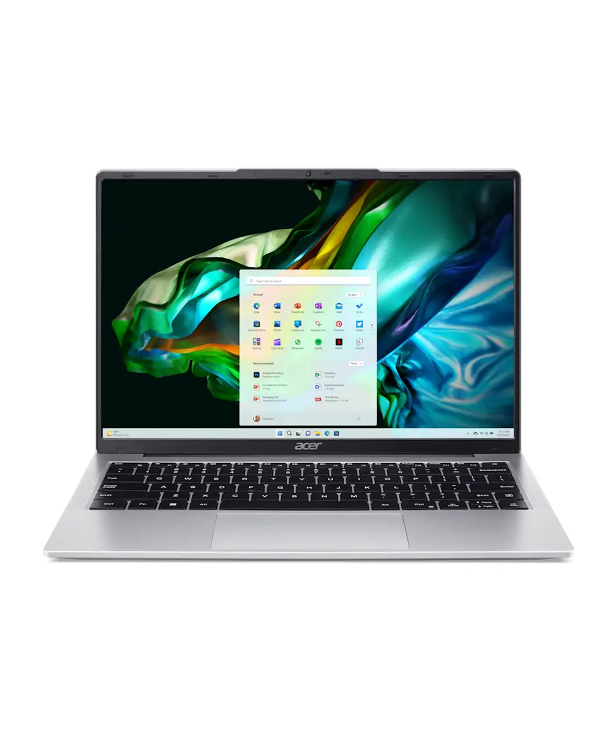 Ноутбук  Acer Aspire Lite AL14-31P-C8EV (8GB, 256GB SSD, Intel N100, 14` 1920x1200 FullHD+, Silver)
