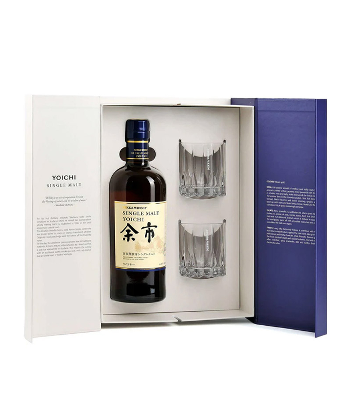 Set «Nikka Yoichi» whiskey + 2 glasses
