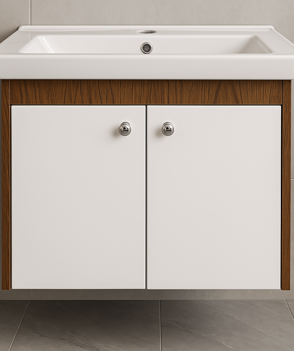 Bathroom furniture «Perla» Parite-Alvand 60, dark oak