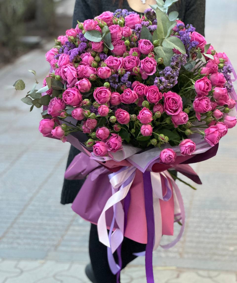 Bouquet «Punj» №93 with spray roses